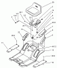 Toro 71283 (17-44HXLE) - 17-44HXLE Lawn Tractor, 2003 (230000001-230999999) Listas de piezas de repuesto y dibujos REAR BODY AND SEAT ASSEMBLY
