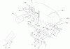 Toro 79160 - 44" Vac Bagger, TimeCutter ZX Riding Mowers, 2004 (240000001-240999999) Listas de piezas de repuesto y dibujos BAG TOP ASSEMBLY