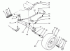 Toro 72040 (244-5) - 244-5 Yard Tractor, 1993 (3900001-3999999) Listas de piezas de repuesto y dibujos FRONT AXLE ASSEMBLY