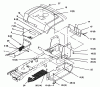 Toro 72063 (264-H) - 264-H Yard Tractor, 1994 (4900001-4999999) Listas de piezas de repuesto y dibujos FENDER AND FOOTREST