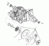 Toro 72062 (264-6) - 264-6 Yard Tractor, 1995 (5900001-5900227) Listas de piezas de repuesto y dibujos DIFFERENTIAL GEAR