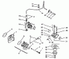 Toro 72062 (264-6) - 264-6 Yard Tractor, 1996 (6900001-6999999) Listas de piezas de repuesto y dibujos FUEL SYSTEM #1