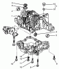 Toro 72062 (264-6) - 264-6 Yard Tractor, 1996 (6900001-6999999) Listas de piezas de repuesto y dibujos TRANSAXLE CASE