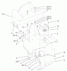 Toro 79161 - 44" Vac-Bagger, TimeCutter ZX Riding Mowers, 2003 (230000001-230999999) Pièces détachées 44 INCH DECK COMPONENT ASSEMBLY