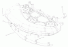Toro 79161 - 44" Vac-Bagger, TimeCutter ZX Riding Mowers, 2003 (230000001-230999999) Listas de piezas de repuesto y dibujos BAFFLE ASSEMBLY