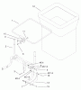 Toro 79161 - 44" Vac-Bagger, TimeCutter Z Riding Mowers, 2002 (220000001-220999999) Listas de piezas de repuesto y dibujos BAG AND FRAME ASSEMBLY