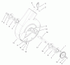 Toro 79161 - 44" Vac-Bagger, TimeCutter ZX Riding Mowers, 2004 (240000001-240999999) Listas de piezas de repuesto y dibujos BLOWER HOUSING ASSEMBLY