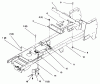 Toro 72046 (265-H) - 265-H Lawn and Garden Tractor, 1996 (6900001-6999999) Listas de piezas de repuesto y dibujos FRAME