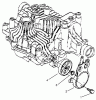 Toro 72046 (265-H) - 265-H Lawn and Garden Tractor, 1997 (7900001-7999999) Listas de piezas de repuesto y dibujos BRAKE