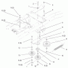 Toro 72046 (265-H) - 265-H Lawn and Garden Tractor, 1997 (7900001-7999999) Listas de piezas de repuesto y dibujos HYDRO DRIVE COMPONENTS