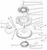 Toro 72046 (265-H) - 265-H Lawn and Garden Tractor, 1997 (7900001-7999999) Listas de piezas de repuesto y dibujos IGNITION/ELECTRICAL