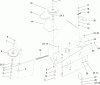 Toro 79163 - 44" Vac-Bagger, TimeCutter ZX Riding Mowers, 2008 (280000001-280999999) Listas de piezas de repuesto y dibujos DRIVE ASSEMBLY