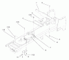 Toro 72064 (265-H) - 265-H Lawn and Garden Tractor, 1998 (8900001-8900599) Listas de piezas de repuesto y dibujos FRAME