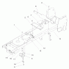 Toro 72049 (265-6) - 265-6 Lawn and Garden Tractor, 2000 (200000001-200999999) Listas de piezas de repuesto y dibujos FRAME ASSEMBLY