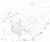 Toro 72049 (265-6) - 265-6 Lawn and Garden Tractor, 2000 (200000001-200999999) Listas de piezas de repuesto y dibujos HOOD & GRILL ASSEMBLY