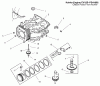Toro 72051 (265-H) - 265-H Lawn and Garden Tractor, 2001 (210000001-210999999) Listas de piezas de repuesto y dibujos CRANKCASE ASSEMBLY