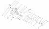 Toro 72051 (265-H) - 265-H Lawn and Garden Tractor, 2001 (210000001-210999999) Listas de piezas de repuesto y dibujos HYDROSTATIC TRANSMISSION NO. 104-2465 BRAKE ASSEMBLY