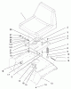 Toro 72051 (265-H) - 265-H Lawn and Garden Tractor, 2001 (210000001-210999999) Listas de piezas de repuesto y dibujos SEAT ASSEMBLY