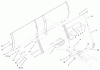 Toro 79165 - 56" Snow Blade, TimeCutter Z / ZX Riding Mowers, 2002 (220000001-220999999) Ersatzteile BLADE ASSEMBLY