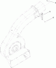 Toro 79167 - 48" Vac-Bagger, TimeCutter ZX Riding Mowers, 2005 (250000001-250999999) Listas de piezas de repuesto y dibujos BLOWER HOUSING ASSEMBLY NO. 108-9564