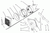 Toro 72104 (267-H) - 267-H Lawn and Garden Tractor, 1996 (6900001-6999999) Listas de piezas de repuesto y dibujos AIR INTAKE/FILTRATION