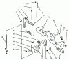 Toro 72104 (267-H) - 267-H Lawn and Garden Tractor, 1996 (6900001-6999999) Listas de piezas de repuesto y dibujos ENGINE CONTROLS