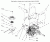 Toro 72104 (267-H) - 267-H Lawn and Garden Tractor, 1996 (6900001-6999999) Listas de piezas de repuesto y dibujos HYDRO TRANSAXLE