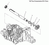 Toro 72086 (268-H) - 268-H Lawn and Garden Tractor, 1999 (9900001-9999999) Listas de piezas de repuesto y dibujos AXLE SHAFT