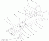 Toro 72086 (268-H) - 268-H Lawn and Garden Tractor, 1999 (9900001-9999999) Listas de piezas de repuesto y dibujos FRAME ASSEMBLY
