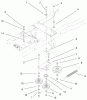 Toro 72086 (268-H) - 268-H Lawn and Garden Tractor, 1999 (9900001-9999999) Listas de piezas de repuesto y dibujos HYDRO DRIVE COMPONENTS ASSEMBLY