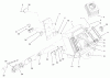 Toro 72107 (268-HE) - 268-HE Lawn and Garden Tractor, 2002 (220000001-220999999) Listas de piezas de repuesto y dibujos DASH ASSEMBLY