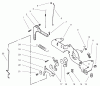 Toro 72087 (268-H) - 268-H Lawn and Garden Tractor, 2002 (220000001-220999999) Listas de piezas de repuesto y dibujos ENGINE CONTROL ASSEMBLY KOHLER CV18S-PS-61528 AND CV18S-PS-61529