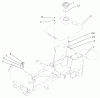 Toro 72087 (268-H) - 268-H Lawn and Garden Tractor, 2002 (220000001-220999999) Listas de piezas de repuesto y dibujos FUEL TANK ASSEMBLY