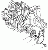 Toro 72102 (269-H) - 269-H Lawn and Garden Tractor, 1997 (7900001-7999999) Listas de piezas de repuesto y dibujos BRAKE