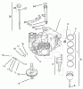 Toro 72102 (269-H) - 269-H Lawn and Garden Tractor, 1997 (7900001-7999999) Listas de piezas de repuesto y dibujos CRANKCASE