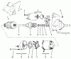 Toro 72102 (269-H) - 269-H Lawn and Garden Tractor, 1997 (7900001-7999999) Listas de piezas de repuesto y dibujos STARTING SYSTEM