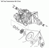 Toro 72106 (270-H) - 270-H Lawn and Garden Tractor, 1999 (9900001-9999999) Listas de piezas de repuesto y dibujos DIFFERENTIAL GEAR