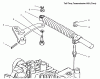 Toro 72115 (270-H) - 270-H Lawn and Garden Tractor, 1999 (9900001-9999999) Listas de piezas de repuesto y dibujos LEVER DAMPER