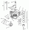 Toro 72108 (270-H) - 270-H Lawn and Garden Tractor, 2002 (220000001-220999999) Listas de piezas de repuesto y dibujos CRANKCASE-KOHLER CV20S-PS65531 AND PS65532