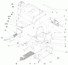 Toro 72108 (270-H) - 270-H Lawn and Garden Tractor, 2002 (220000001-220999999) Listas de piezas de repuesto y dibujos FENDER AND FOOTRESTS ASSEMBLY