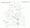 Toro 72108 (270-H) - 270-H Lawn and Garden Tractor, 2002 (220000001-220999999) Listas de piezas de repuesto y dibujos TWIN CYLINDER ENGINE, MUFFLER AND PTO ASSEMBLY