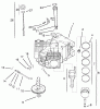 Toro 72110 (270-H) - 270-H Lawn and Garden Tractor, 1997 (7900001-7999999) Listas de piezas de repuesto y dibujos CRANKCASE