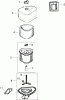 Toro 72200 (416XT) - 416XT Garden Tractor, 2004 (240000001-240999999) Listas de piezas de repuesto y dibujos AIR INTAKE/FILTRATION ASSEMBLY KOHLER CV460S-26518