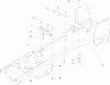 Toro 72200 (416XT) - 416XT Garden Tractor, 2004 (240000001-240999999) Listas de piezas de repuesto y dibujos FRAME ASSEMBLY