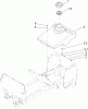 Toro 72200 (416XT) - 416XT Garden Tractor, 2004 (240000001-240999999) Listas de piezas de repuesto y dibujos FUEL TANK ASSEMBLY