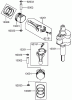 Toro 72201 (417XT) - 417XT Garden Tractor, 2004 (240000001-240999999) Listas de piezas de repuesto y dibujos PISTON/CRANKSHAFT ASSEMBLY KAWASAKI FH541V-BS04