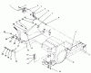 Toro 73363 (312-8) - 312-8 Garden Tractor, 1996 (6900001-6999999) Listas de piezas de repuesto y dibujos BRAKE