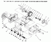 Toro 73363 (312-8) - 312-8 Garden Tractor, 1996 (6900001-6999999) Listas de piezas de repuesto y dibujos TRANSMISSION 8-SPEED 4 PINION #2