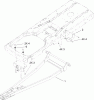 Toro 79216 - 48" Snow Blade, TimeCutter Z Riding Mowers, 2003 (230000001-230999999) Ersatzteile BLADE FRAME ASSEMBLY