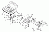 Toro 73401 (314-H) - 314-H Garden Tractor, 1993 (3900001-3999999) Listas de piezas de repuesto y dibujos SEAT